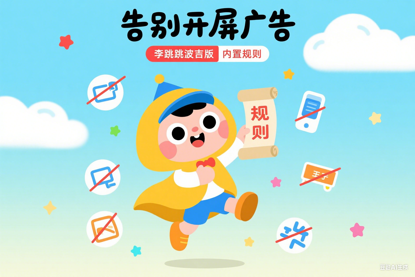 告别开屏广告，李跳跳波吉版 内置规则