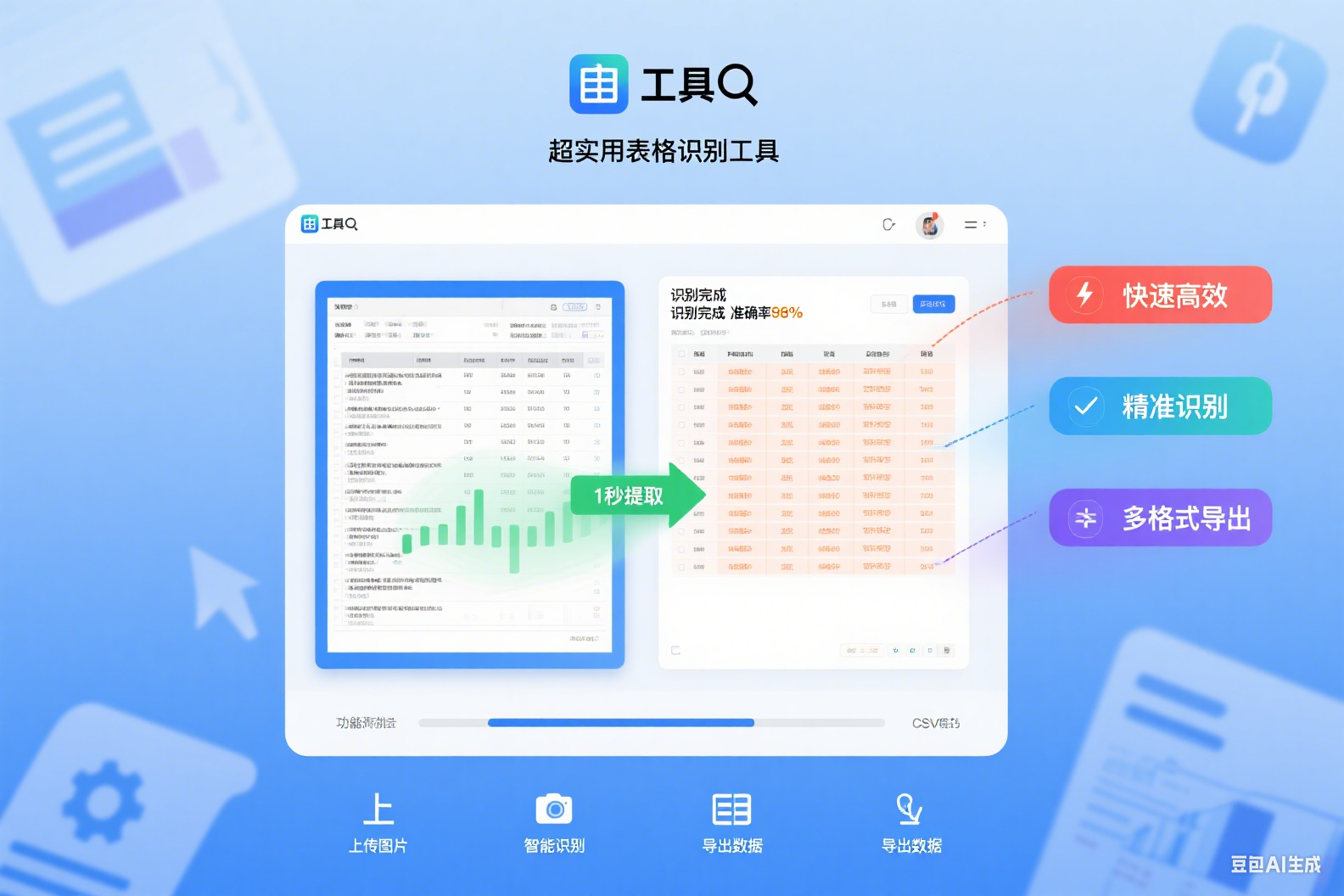 3 步完成表格识别，效果惊艳，宝藏工具就是它！