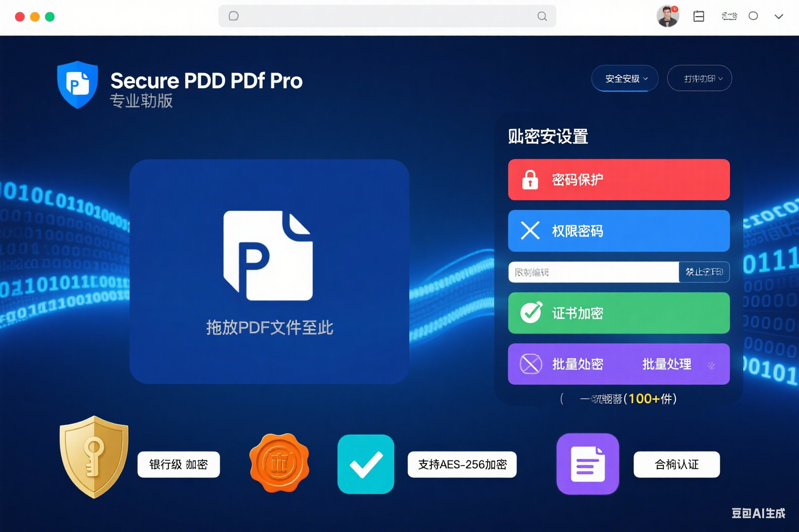 Secure PDF Pro 专业版 PDF 加密工具,高效处理海量 PDF 安全问题