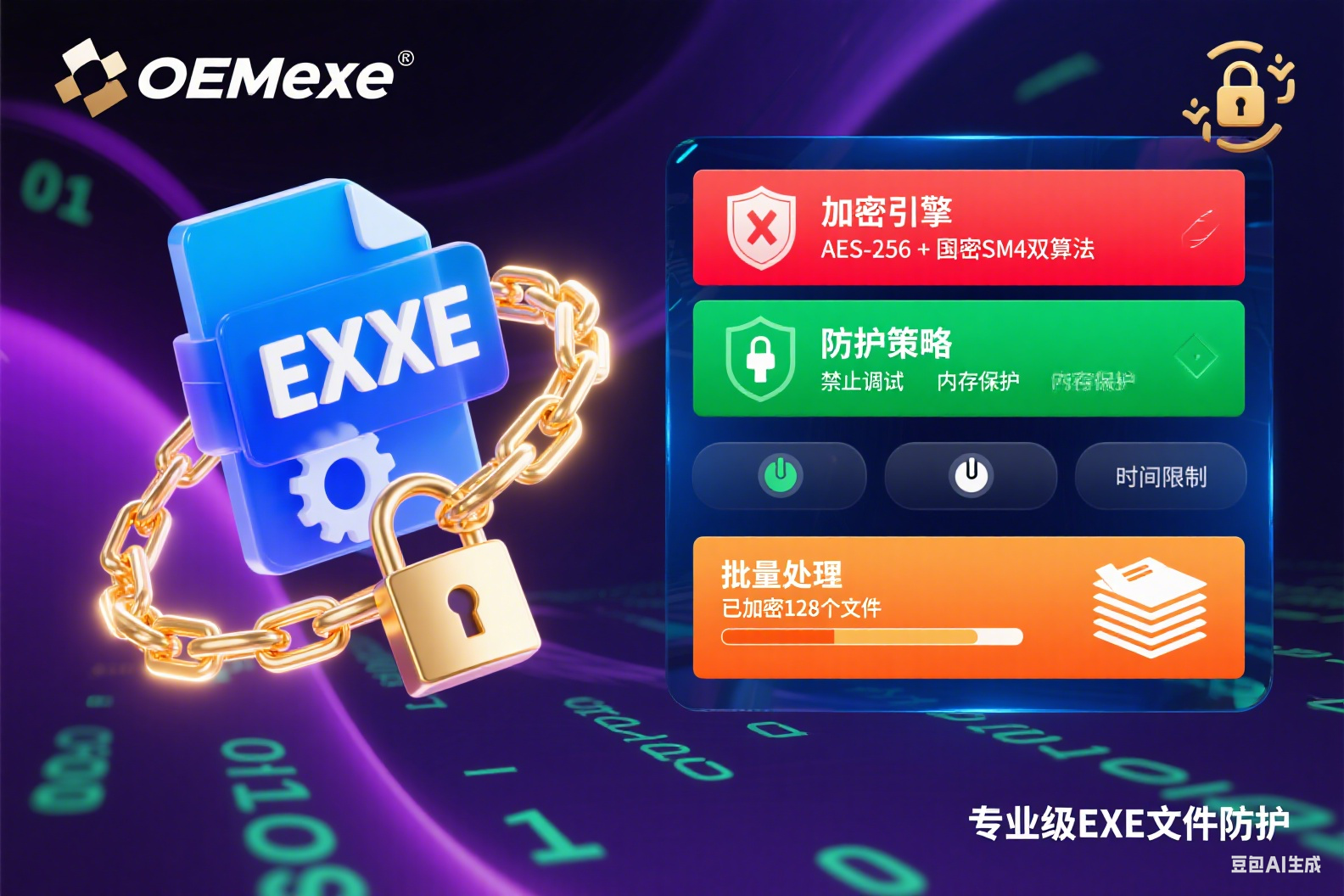 绝了!OEMexe 文件加密工具,破解难度直逼登天!