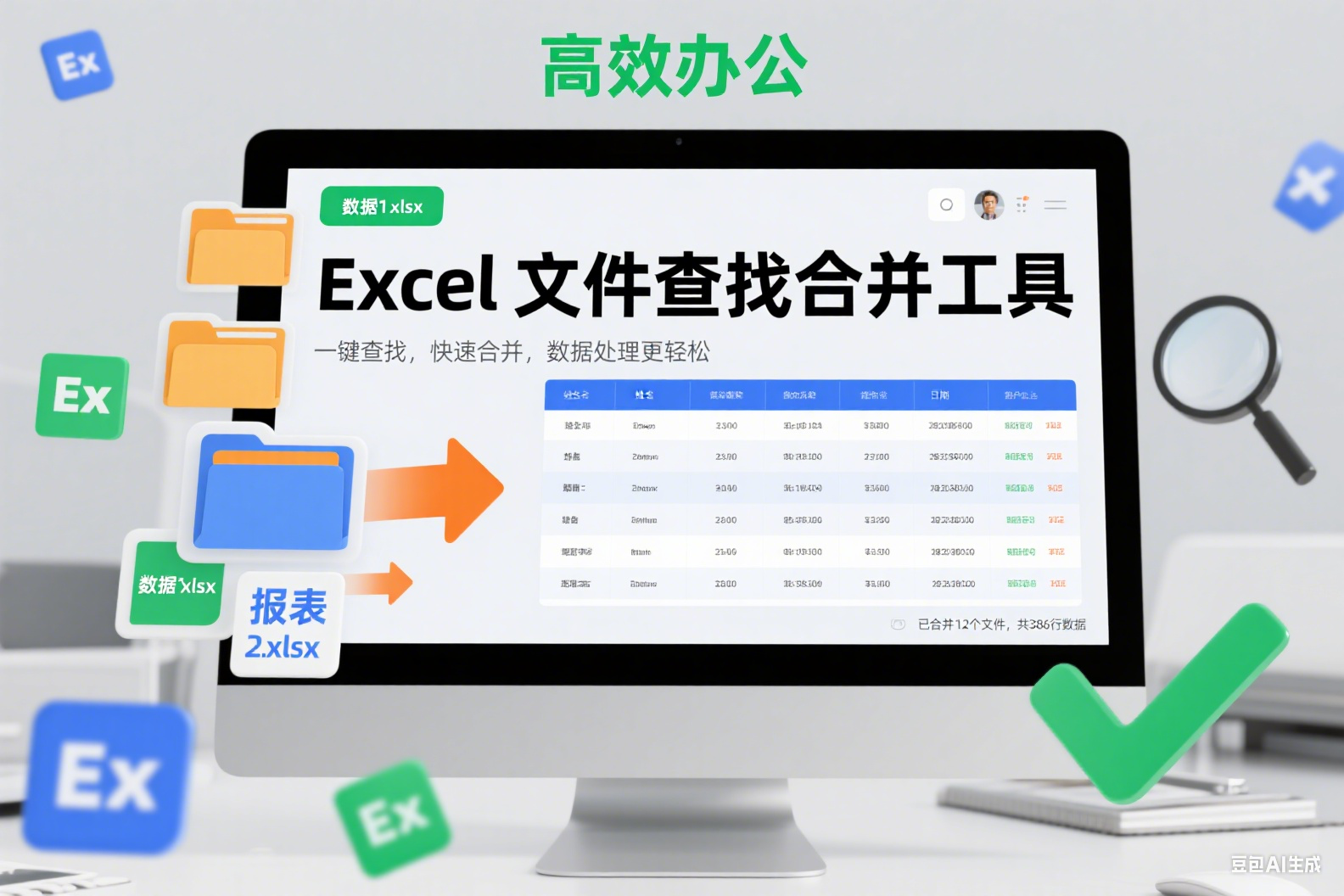 紧急收藏!这款神器一键搞定 Excel 文件合并,错过拍大腿!