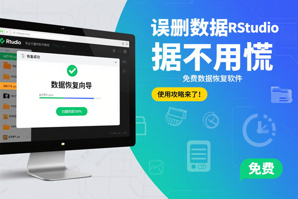 误删数据不用慌,RStudio 免费数据恢复软件使用攻略来了!