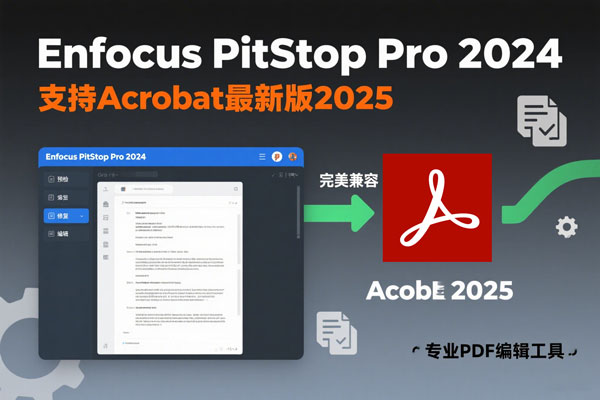 Enfocus PitStop Pro 2024,支持Acrobat最新版2025,软件分享(含安装教程)