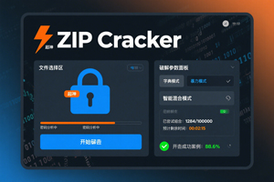 超神压缩包密码破解神器:ZIP Cracker