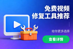 免费视频修复工具推荐,给你更多选择