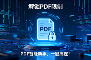 解锁 PDF 限制，PDF智能助手，一键搞定！