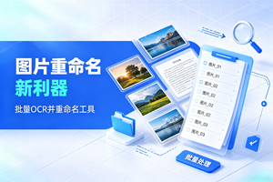 快冲！免费软件，轻松实现图片文字识别重命名