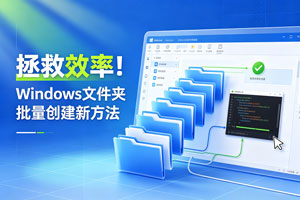 快冲！这款神器，让 Windows 文件夹批量创建不再愁