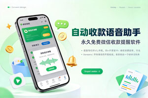 自动收款语音助手｜微信红包转账实时语音提醒